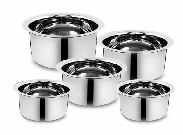 Cookware Set (Stainless Steel, 5 - Piece) - Image 2