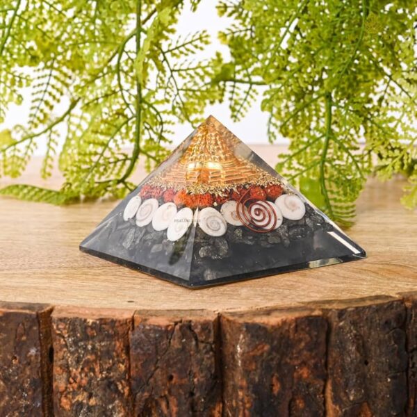 Pyrite Money Magnet Laxmi Pyramid - Attracts Abundance, Prosperity & Good Fortune - Handcrafted - Gifts - Home Decor - Image 4